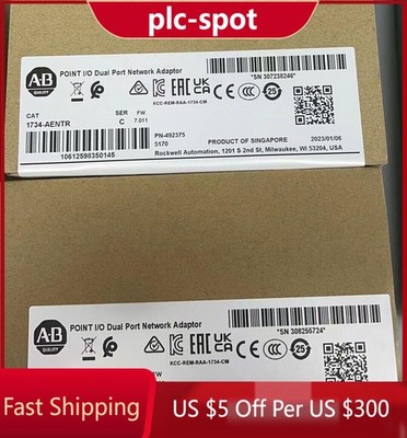 NEW Factory Sealed AB 1734-AENTR SER C POINT I/O Dual Port Network Adaptor