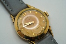 Vintage LORD ELGIN 14k Gold Filled Shockmaster Watch RUNNING!!! JB41