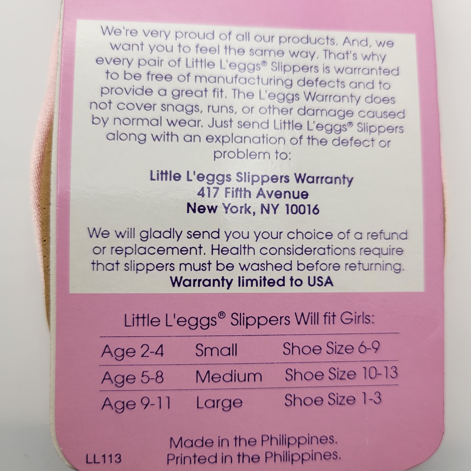 SAOLA Ciabatte Little L'eggs nuove vintage anni 90 suola in pelle imbottita perline fiocco rosa 10 13