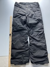 BURTON DryRide Ski Snowboarding Pants Boys Medium Black "Room to Grow" Uncut