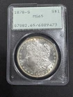 1878-S PCGS MS65 MORGAN SILVER DOLLAR Vintage rattler US Silver Dollar Coin Tone