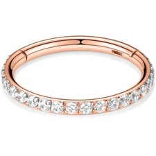 Piercing Ring Damen 20G Ohr Nasen Septum Conch Tragus Schmuck Edelstahl