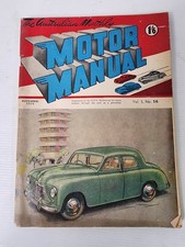 Australian Monthly Motor Manual Nov 1950 Vol 5 No 56 Jaguar Citroen Racing