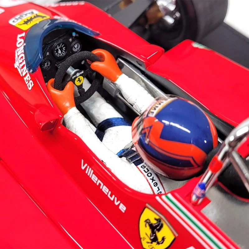 GP Replicas 1982 Gilles Villeneuve Ferrari 126 C2 Zolder GP - 1/12 GPreplicas - Immagine 3 di 4