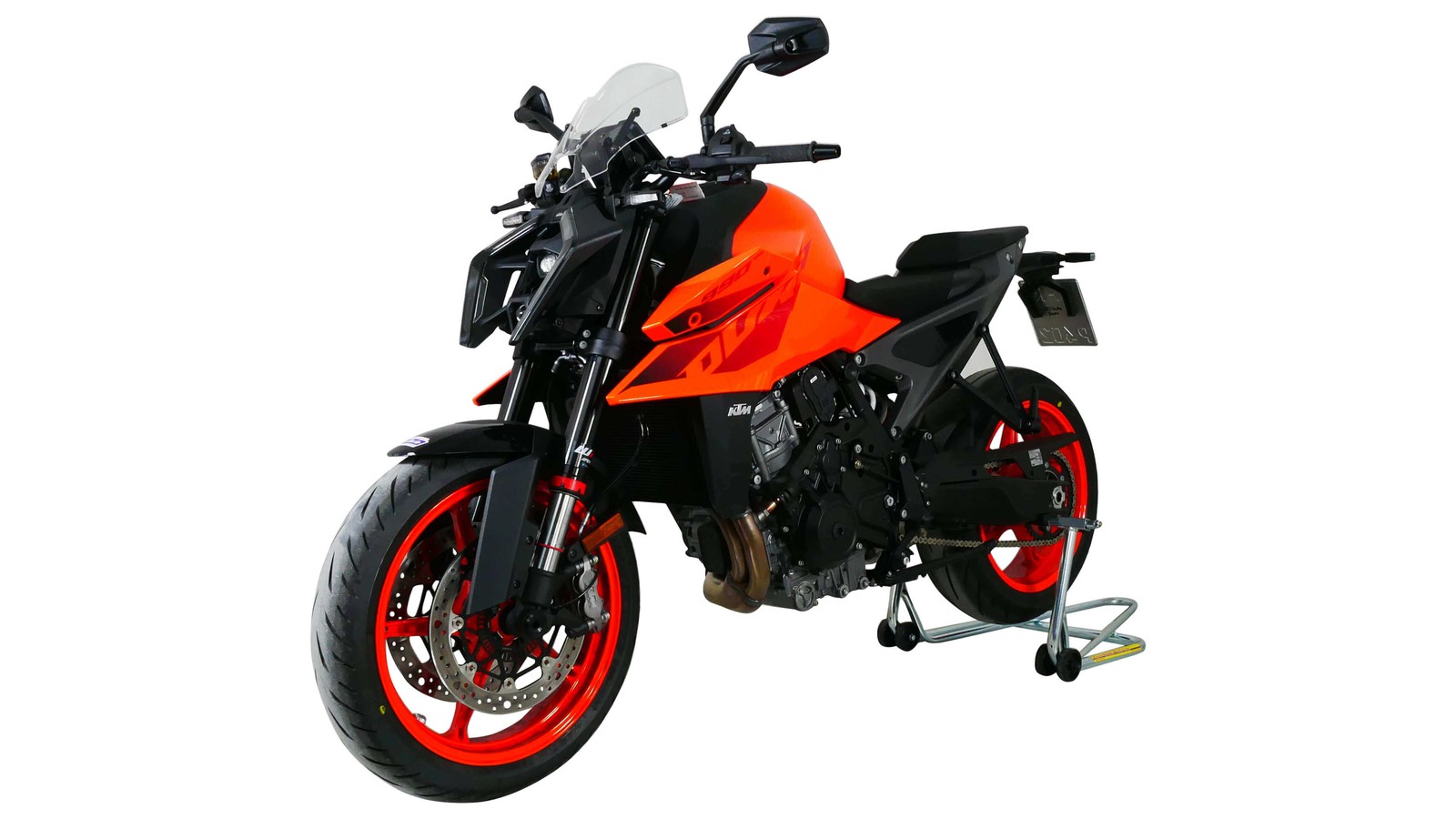 Bulle pare-brise MRA Touring claire pour moto KTM 990 Duke modèles 2024 et 2025 - 3