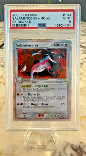 Salamence ex graded PSA 9 for sale on eBay