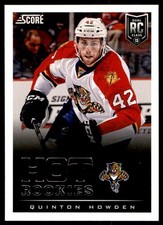 2013-14 Score Quinton Howden Rookie Florida Panthers #641