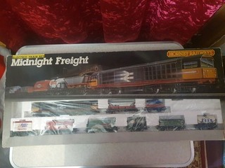 Hornby Midnight Freight Electric Train Set OO Gauge Vintage Boxed #W8