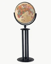 Replogle Forum Floor Globe, Antique