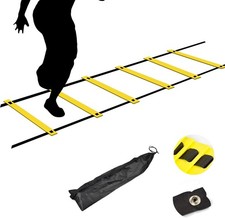 TNZMART Agility Ladder Speed 10FT 20FT Training Equipment for Yellow