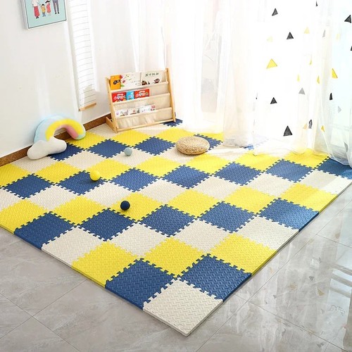 12PCS Foam Baby Play Mat Interlocking Puzzle Floor Tiles Soft Exercise Rug Kids