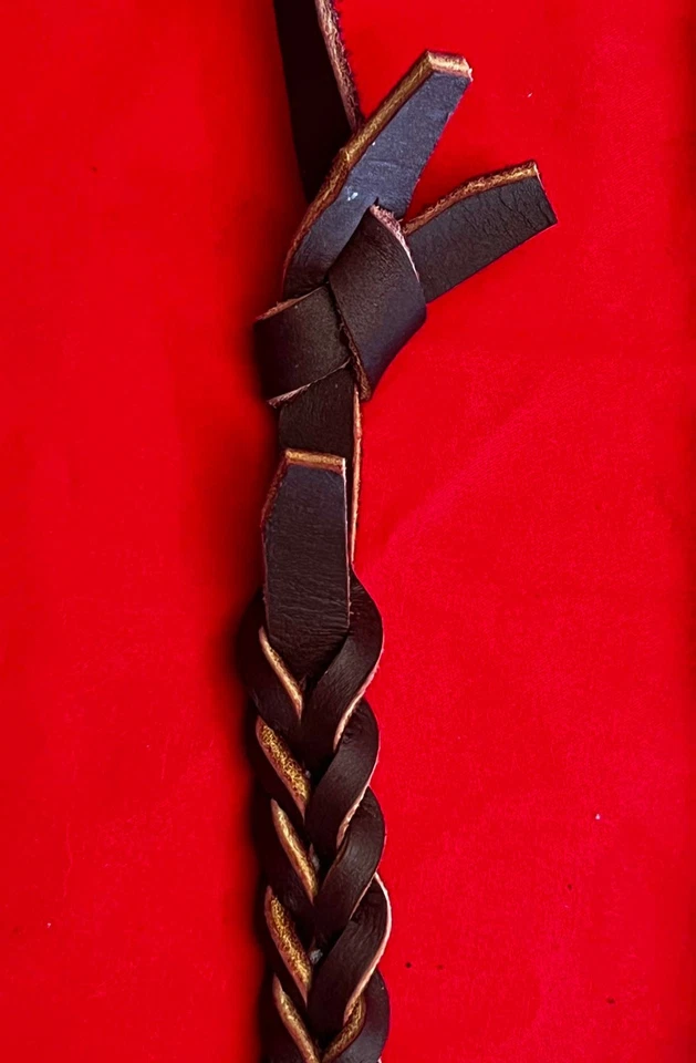 1/2" HECHO A MANO Latigo trenzado BOSAL HANG por Steve Guitron de CA #2 Foto 2 de 3