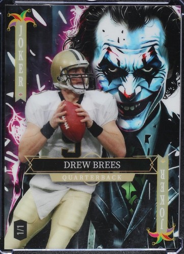 Drew Brees 2024 Wild Card 7 Card Studs Jokers Wild 1/1 | eBay