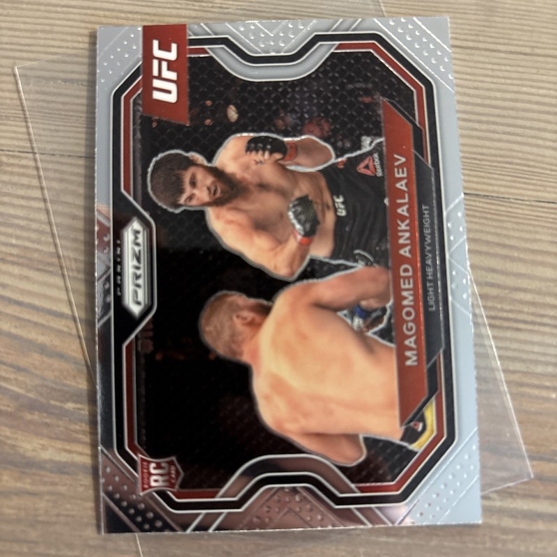 Magomed Ankalaev 2021 Panini Prizm Base Rookie #123 RC UFC
