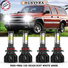 For Jeep Grand Cherokee 1999-2004 4pc Led Headlights High Low Lights Bulbs 6000k