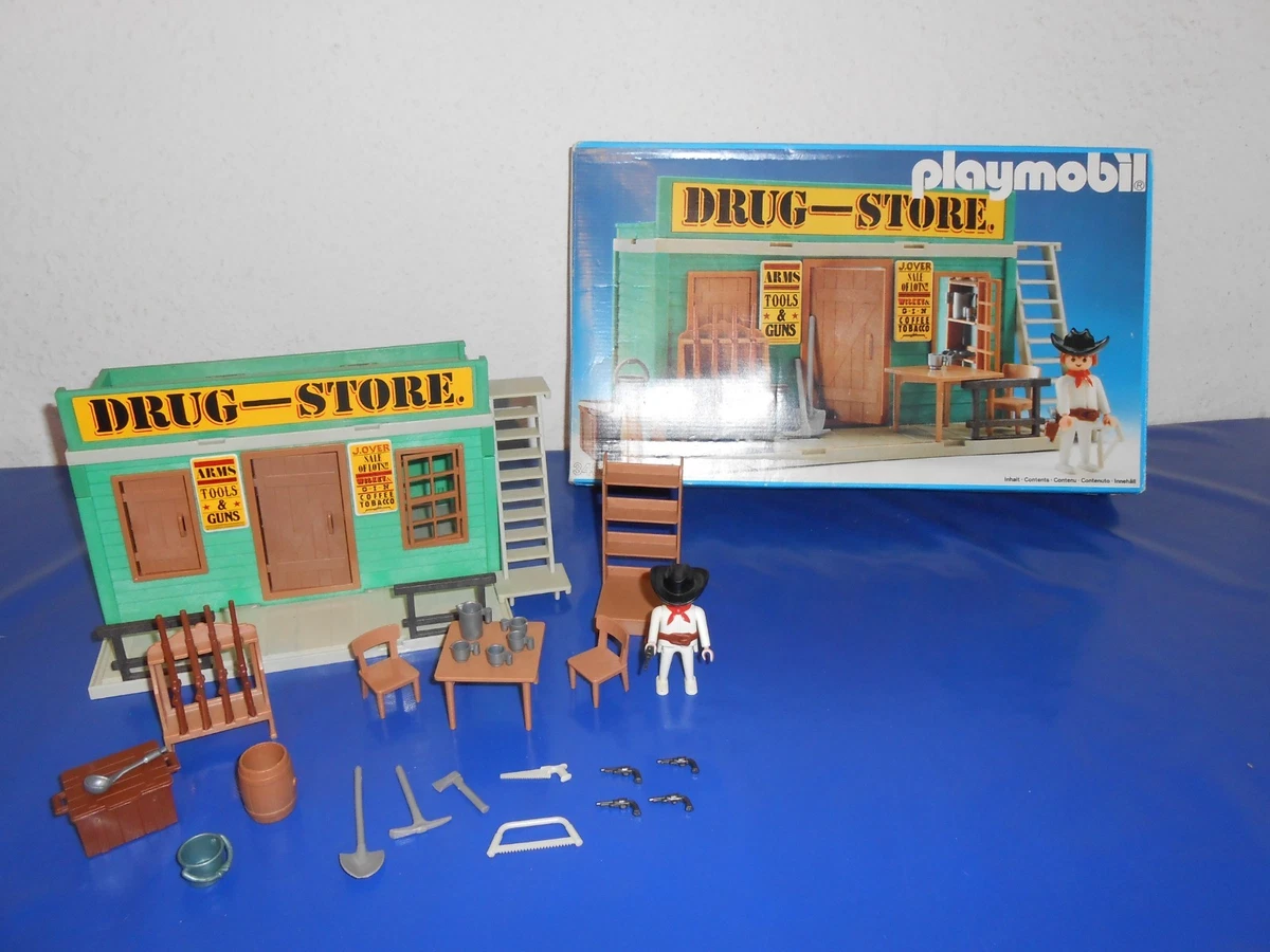 Playmobil 3424 Drug-Store Wild Western City Klicky Vintage (Gebraucht) in Wetzikon ZH für CHF 35