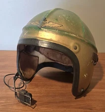 VTG H-4 MILITARY NAVY FIGHTER PILOT HELMET GENTEX SMALL KOREAN WAR 1950'S 