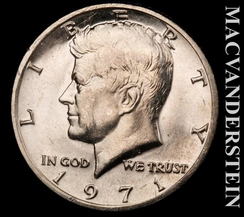 1971 Kennedy Half Dollar — photo from the most recent tracked eBay sale