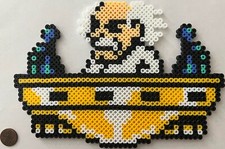 Dr. Wily Mega Man Bead Sprite Perler Pixel Artkal Capcom Retro Nintendo NES UFO