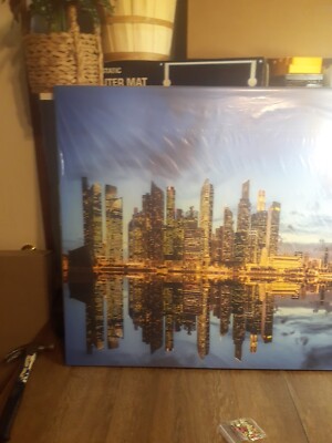 Designart Famous Landmark Of Brooklyn Bridge City Scrape Canvas Print Art