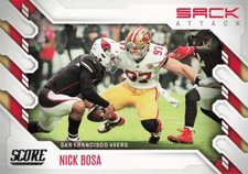 Nick Bosa Sack Attack Score 2022 Football Card #SA-NB 
