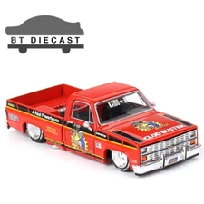 MINI GT KAIDO HOUSE CHEVROLET SILVERADO TAMIYA 1/64 CLOD BUSTER ORANGE KHMG130