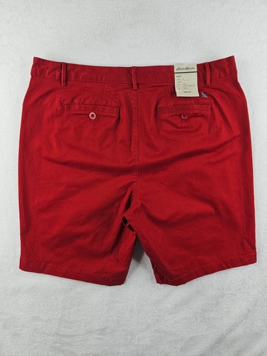 Eddie Bauer Womens Red Stretch Chino Shorts Size UK 16 - Picture 2 of 20