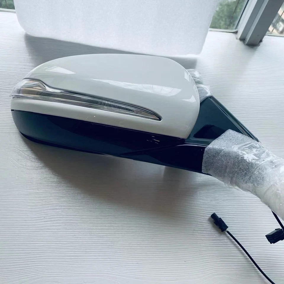 Espejo retrovisor lateral derecho pasajero coche mercedes-benz w213 clase e e300 blanco Foto 2 de 4