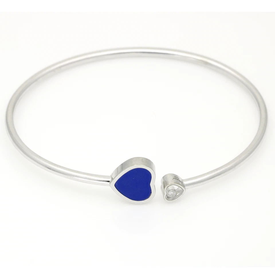 Brazalete Brazalete Chopard Happy Hearts - Diamante Flotante y Lapislázuli Foto 2 de 4