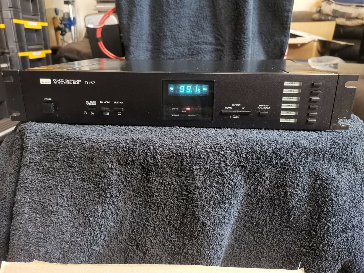 Sansui TU-S7 AM/FM Tuner with rack ears in Great Condition | eBay