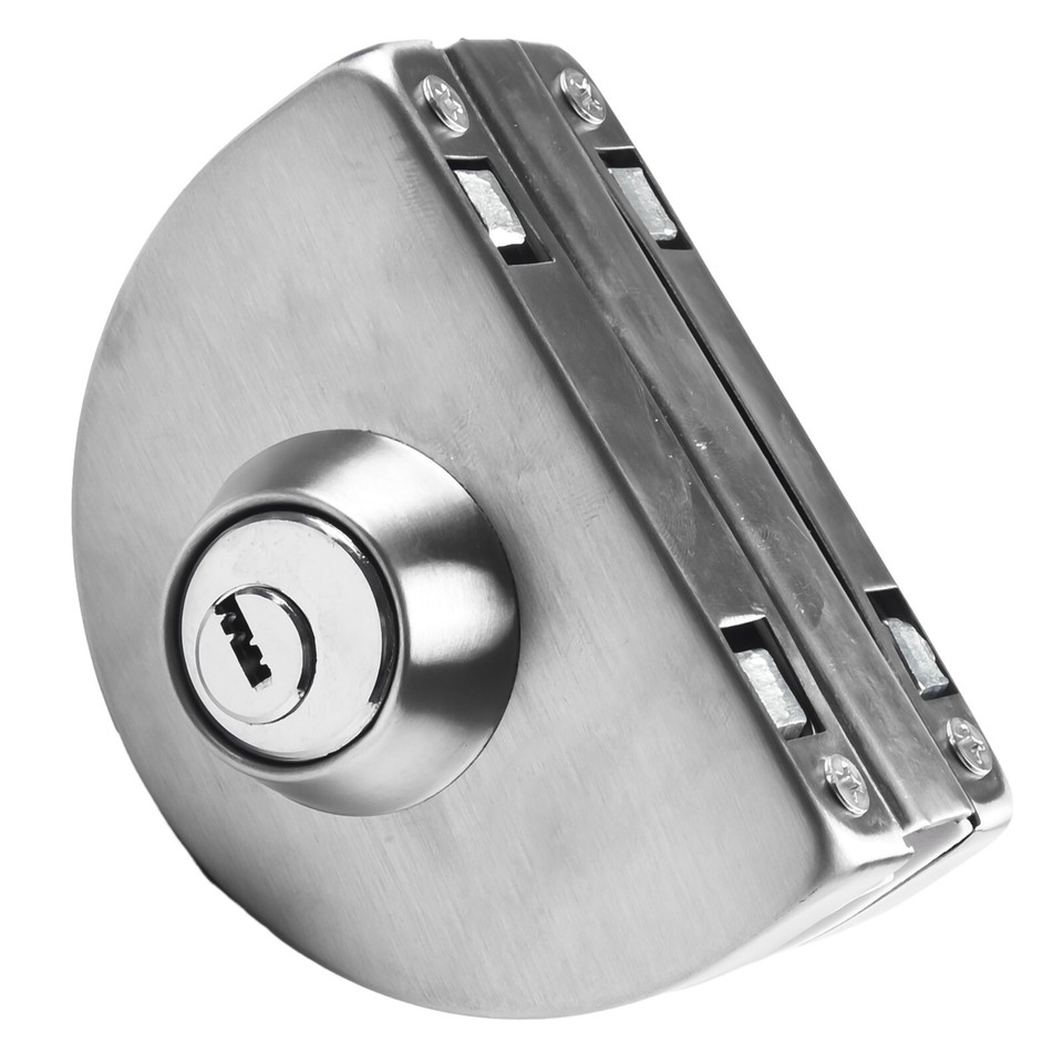 High Quality Stainless Steel Glass Door Lock With Key For Glass 812m