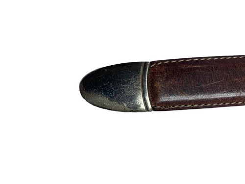 Onyx by Brighton Black & Brown Leather Golf Belt Mens 44 Concho READ Condition - Picture 8 of 12
