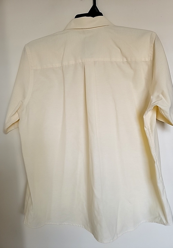 CABIN CREEK Shirt Womens Size 20W 22W Button Up Blouse Top Wrinkle Free Yellow - Picture 3 of 3