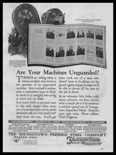 1921 Youngstown Pressed Steel Ohio Expanded Metal Guards Booklet Offer Print Ad