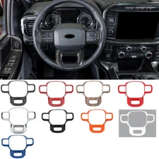 Interior Steering Wheel Cover Trim Frame For 2021+ Ford F150 F150 Accessories