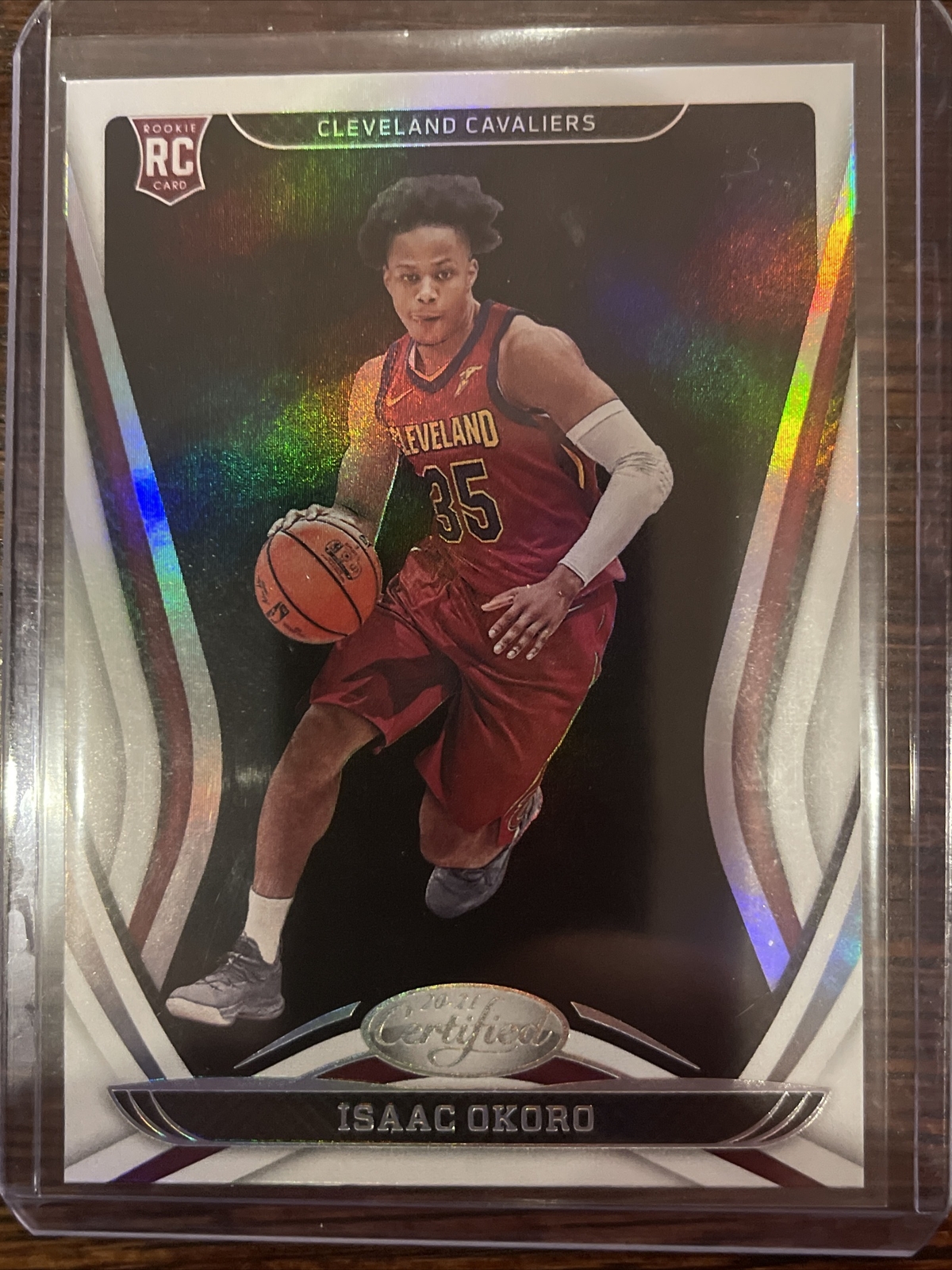 2020-21 Panini Certified Isaac Okoro Base RC Cleveland Cavaliers Rookie #196