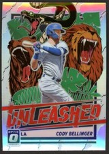 2021 Donruss Optic Unleashed Silver Prizm Cody Bellinger Los Angeles Dodgers