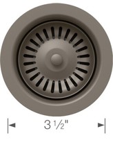 A-2 BLANCO 203441 Metal Basket Strainer, Volcano Gray