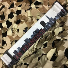 NEW KM Paintball Universal Mask Goggle Strap - 09 SF (San Francisco) City