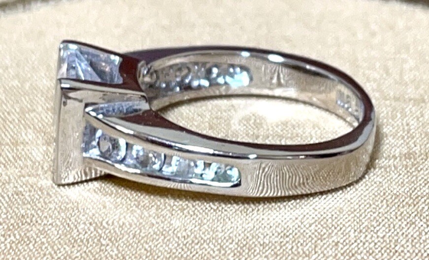Lia Sophia “Sparkler” Cubic Zirconia Square Princess Cut