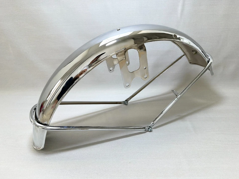 Guardabarros delantero Suzuki GT380 GT500 GT550 cromo alta calidad 53100-31702-Rep GT750. Foto 3 de 4