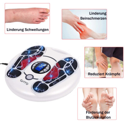 OSITO EMS Durchblutungsstimulator Fußmassagegerät Lindert Beinschmerzen Krämpfe