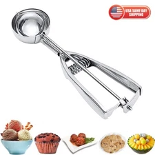 Ice Cream Scoop With Trigger Perfect For Frozen Yogurt Gelato Stainless Steel