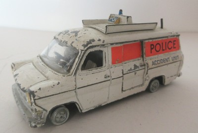 dinky toys ford transit van police accident unit