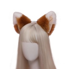 Cat Ears Headband Cute Anime Plush Furry Ear for Halloween Cosplay Party   