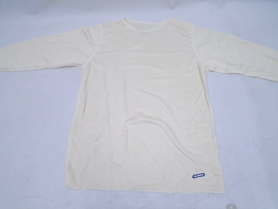 POLARMAX 2C61A XLARGE YOUTH 100% POLYESTER IVORY DOUBLE BASE LAYER TOP SET (3) - Image 4 of 4