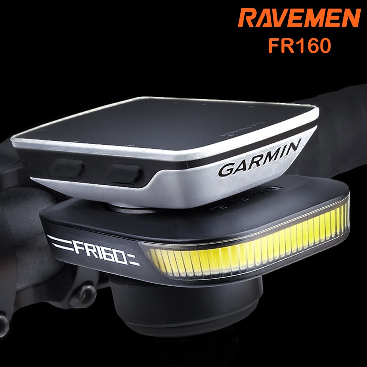 RAVEMEN FR160 LED Luce anteriore per bici USB