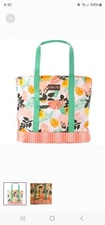 Matilda Jane Golden Island Tote Beach Swim Bag Tropical Hawaiian NEW