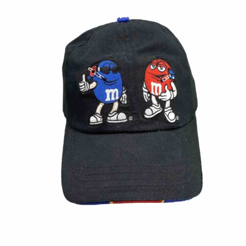 M&M Nascar Racing Team Hat Cap Strap Back Black #38 Chase Eliot Sadler Men's