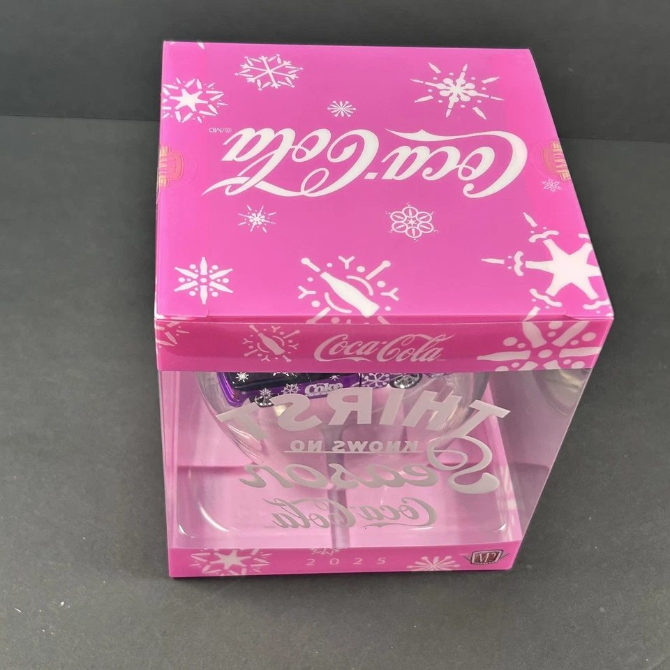 2025 M2 Machines Coca-Cola Christmas Ornament Purple 1987 Buick Grand National - Image 4 of 4